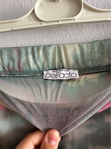 Kalem Batik Tül Midi Etek - Görsel 3