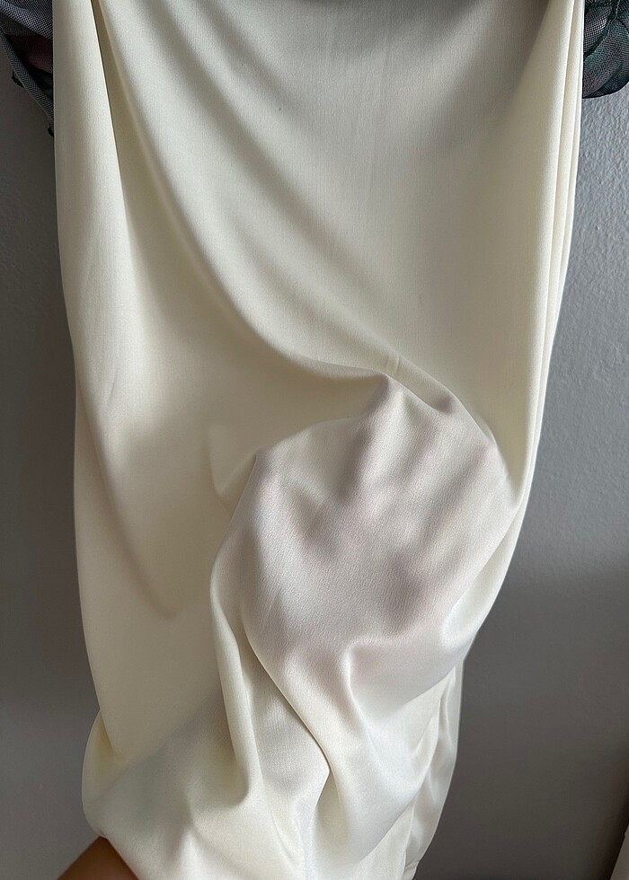 Kalem Batik Tül Midi Etek - Görsel 5