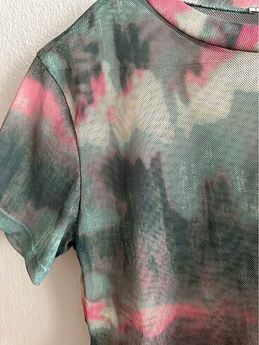 Batik Desenli Crop - Görsel 4