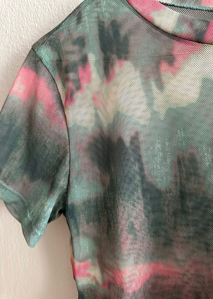 Batik Desenli Crop - Görsel 4