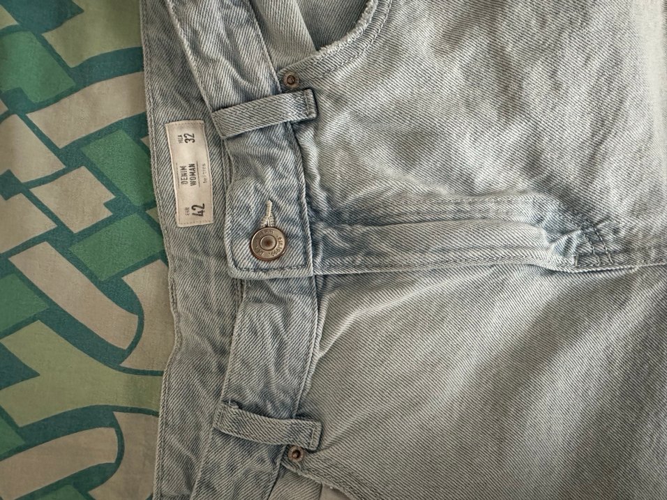 Açık Mavi Kadın Kot Pantolon - Görsel 2