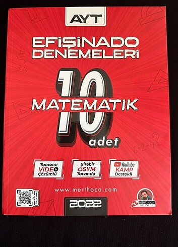 MERT HOCA AYT MATEMATİK EFİŞİNADO DENEMELERİ 10 ADET