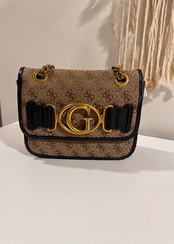 Orjinal Guess kahverengi çanta