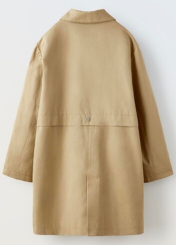 Zara Zara Trençkot Çıtçıt Düğmeli 