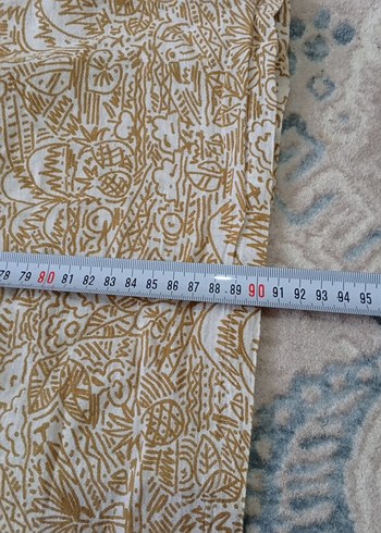 Bej Yılan Desenli Midi Kolsuz Kadın Elbise - Görsel 4