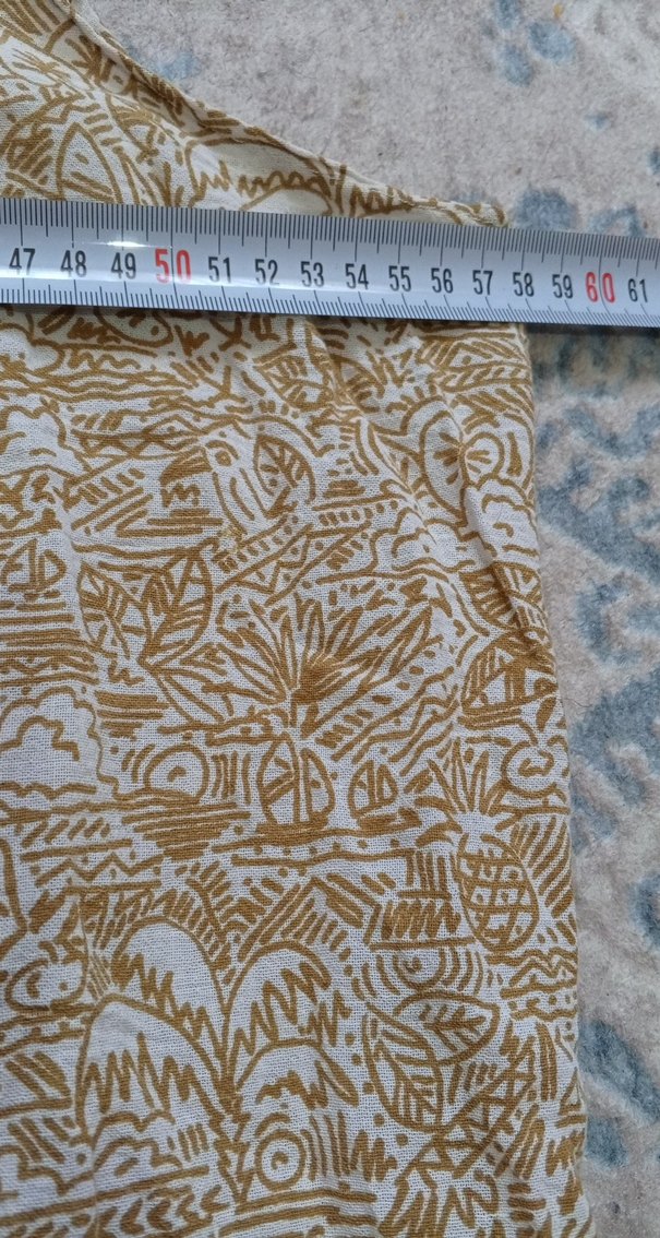 Bej Yılan Desenli Midi Kolsuz Kadın Elbise - Görsel 5