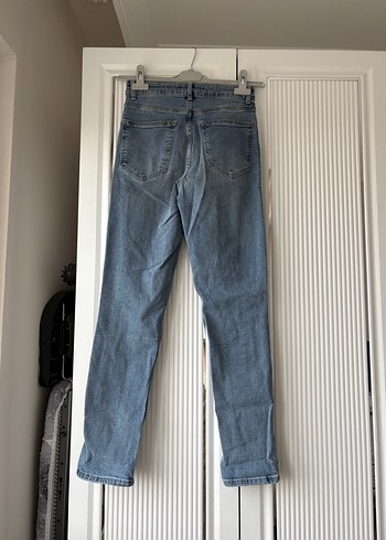 Kadın Mavi Midi Boy Denim Jean - Görsel 3