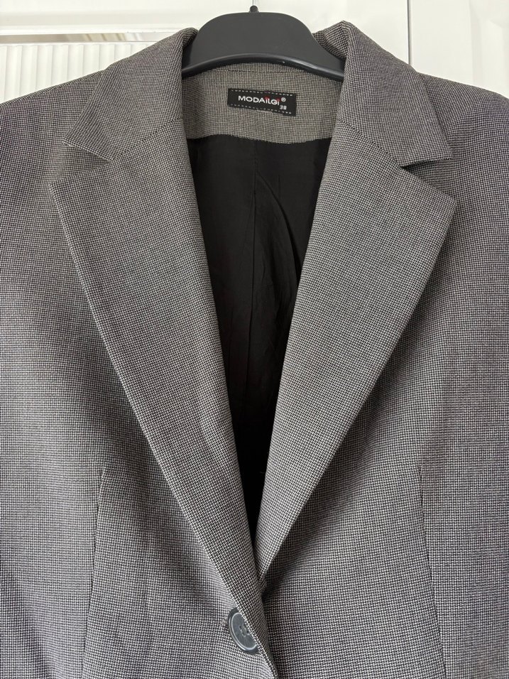 Kadın Gri Blazer Ceket - Görsel 2