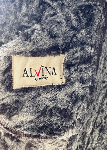 Vintage Kahverengi Süet Kürklü Kadın Kaban - Görsel 3