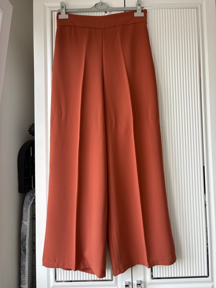 Kadın Rahat Kesim Pilili Pantolon - Görsel 2