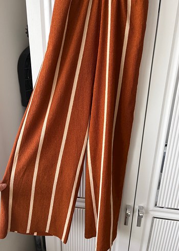 Bohem V Yaka Kahverengi Uzun Tulum - Görsel 3