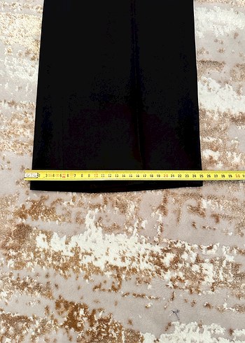 Klasik Siyah Deri Tokalı Kadın Blazer Takım - Görsel 6