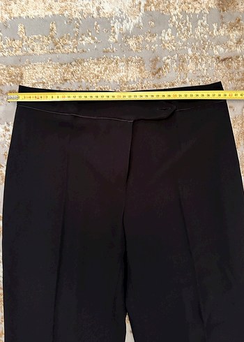 Klasik Siyah Deri Tokalı Kadın Blazer Takım - Görsel 4