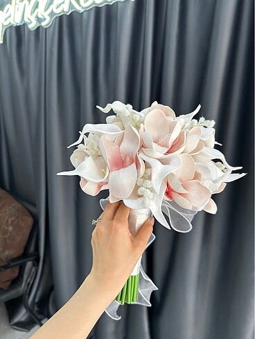 Nikah düğün çiçeği ıslak dokulu