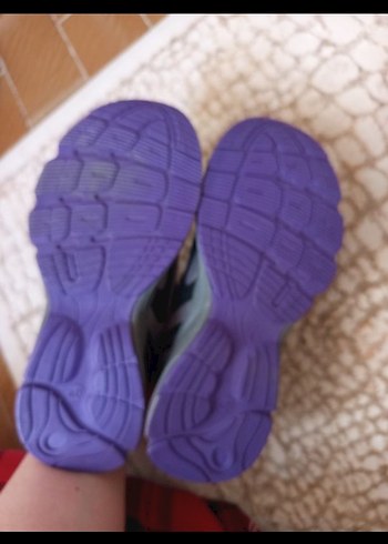 Adidas Adidas Bağcıklı Gri Mor Spor Ayakkabı