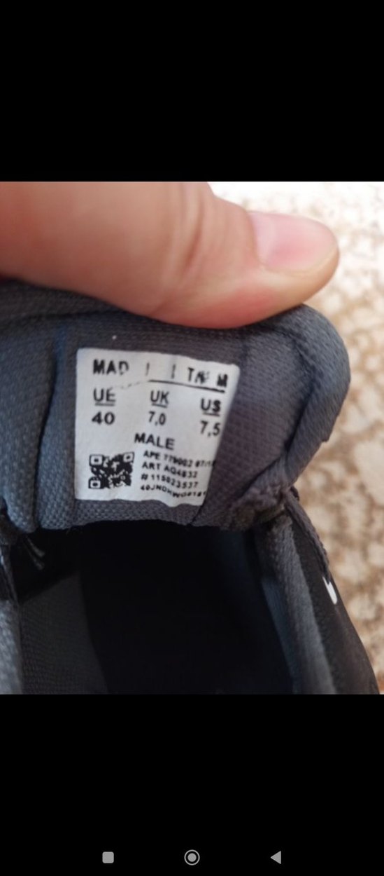 Adidas Bağcıklı Gri Mor Spor Ayakkabı - Görsel 4