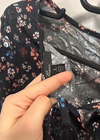 Çiçek Desenli Bohem  Mini Elbise - Görsel 5