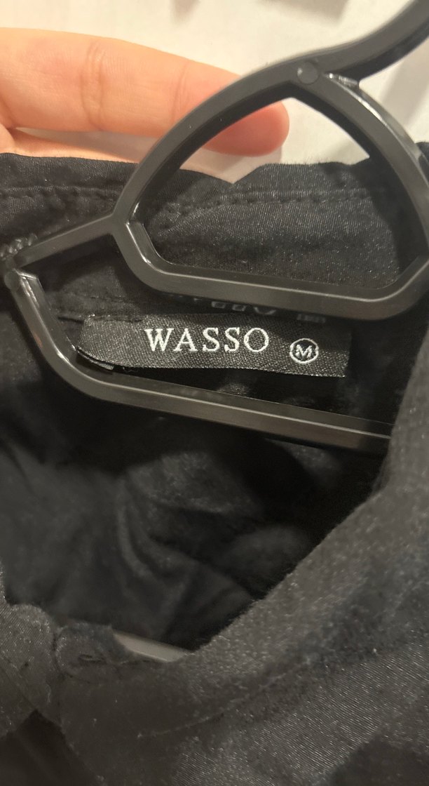 Düğmeli Siyah Korse Modelli Gömlek - Görsel 5