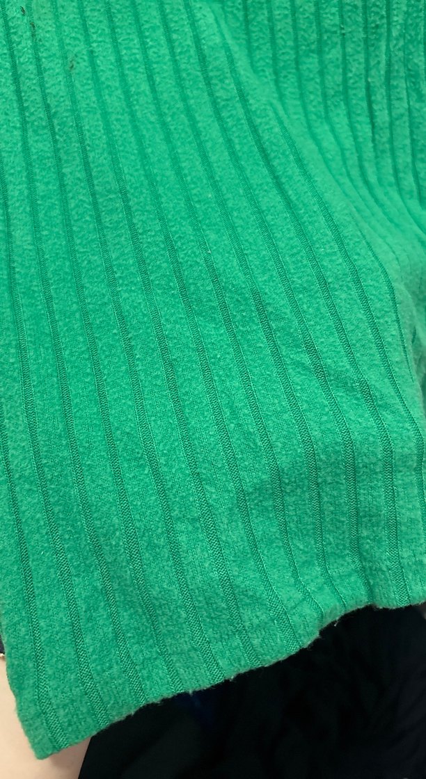 Yeşil Balıkçı Yaka Stradivarius Triko Kadın Kazak - Görsel 5