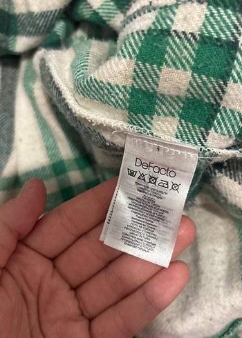 Düğmeli Yeşil Ekose Oduncu Gömleği - Görsel 8