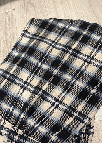 Gri Ekose Düğmeli Kadın Oduncu Gömleği - Görsel 5