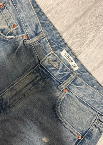 Pull & Bear Kadın Bol Kesim Midi Jean - Görsel 5