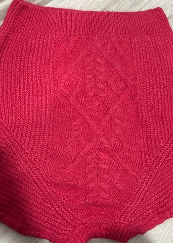 Pembe Kadın Triko Kazak, Bohem Stil - Görsel 6