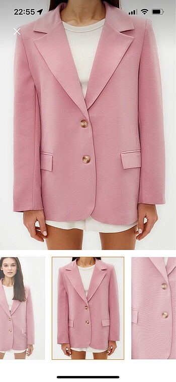 Trendyol & Milla Pembe blazer