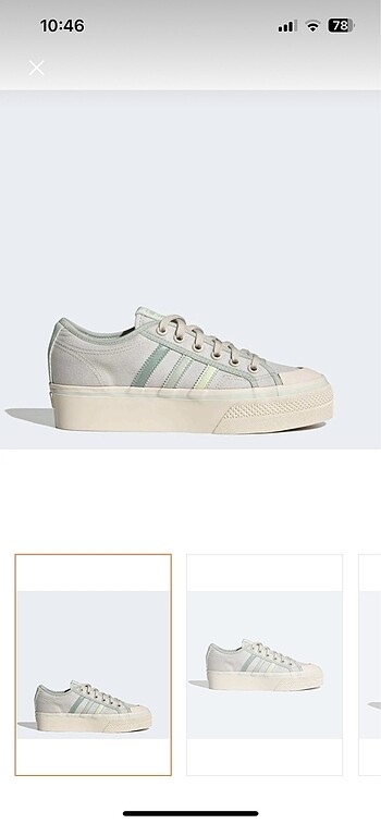 Adidas nizza platform ayakkabı
