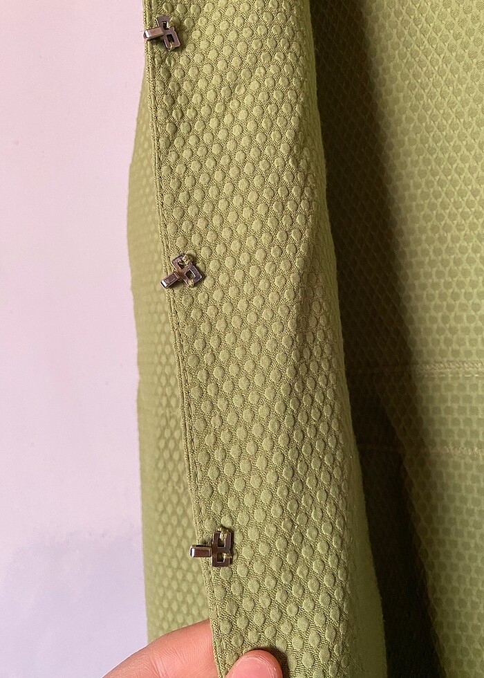 Fıstık Yeşili Tunik Yelek - Görsel 2
