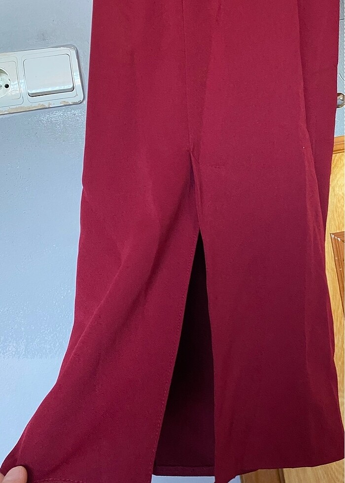 Bordo Trendyolmilla Abiye - Görsel 4