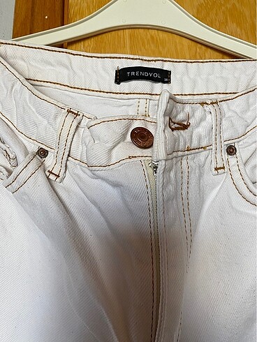 Trendyol & Milla Beyaz Trendyıolmilla Culotte jeans