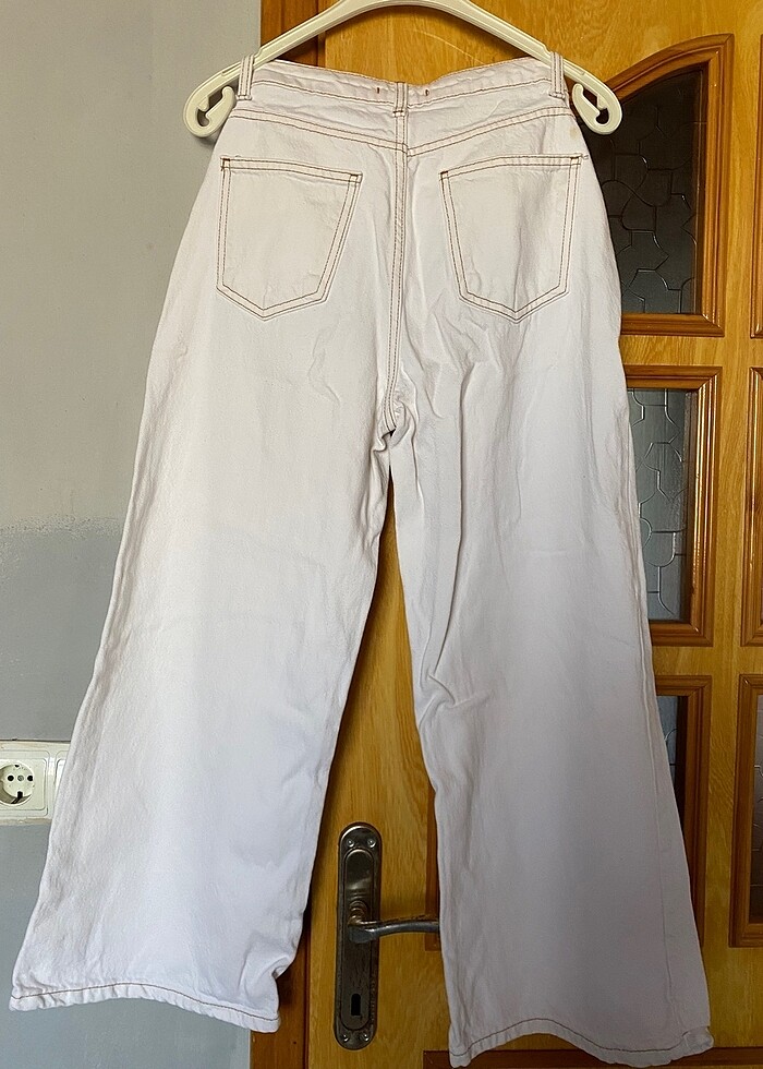 Beyaz Trendyıolmilla Culotte jeans - Görsel 3
