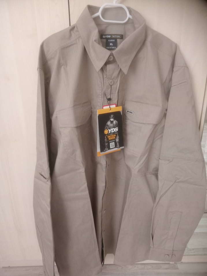 YDS TACTİCAL BEJ RENGİ ERKEK GÖMLEK 2XL VE S BEDEN MEVCUT - Görsel 4