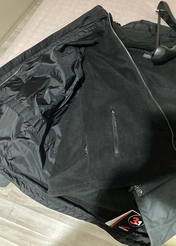 Erkek Gri Fermuarlı Kayak Montu 3in1 - Görsel 7