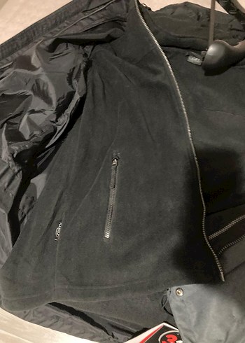 Erkek Gri Fermuarlı Kayak Montu 3in1 - Görsel 6