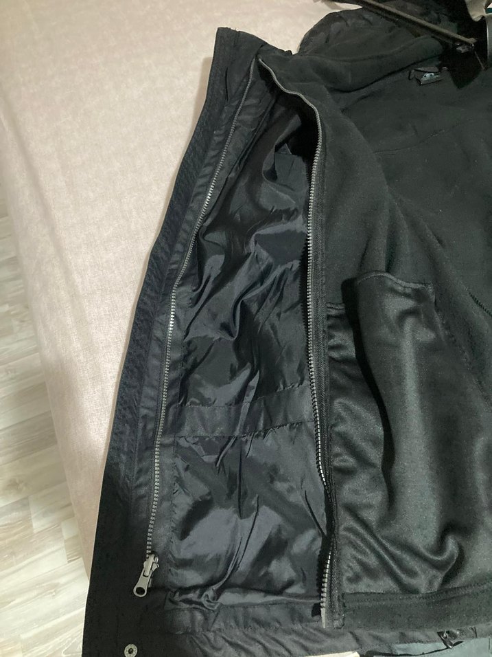 Erkek Gri Fermuarlı Kayak Montu 3in1 - Görsel 5