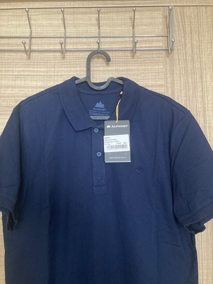 Erkek Lacivert Polo Tişört ALPİNİST MARKA - Görsel 2