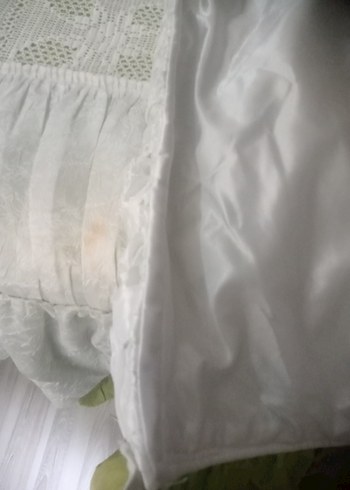 EL YAPIMI  ÇİFT KİŞİLİK DANTEL YATAK ÖRTÜSÜ - Görsel 10