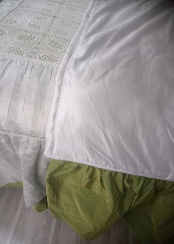 EL YAPIMI  ÇİFT KİŞİLİK DANTEL YATAK ÖRTÜSÜ - Görsel 9