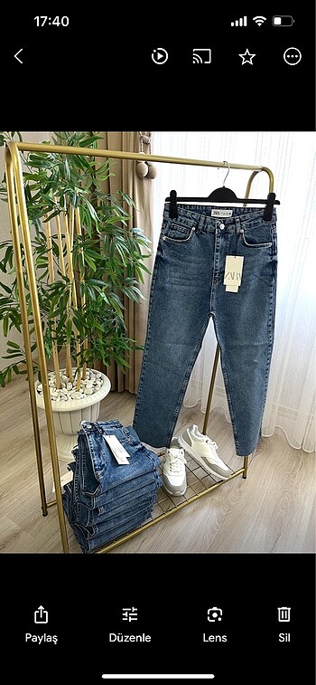 Orjinal zara jean pantolon