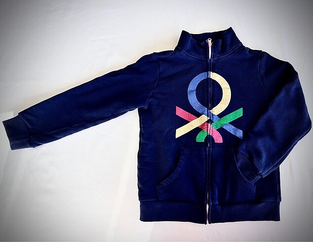 Benetton marka kız çocuk 6-7 yaş penye mont