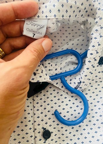 7 Yaş Beden beyaz Renk Çocuklar için Beyaz Noktalı Gömlek ve Siyah Pantolon Takım
