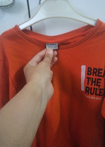 Turuncu Erkek Çocuk Sweatshirt, Uzun Kollu, Salaş - Görsel 2