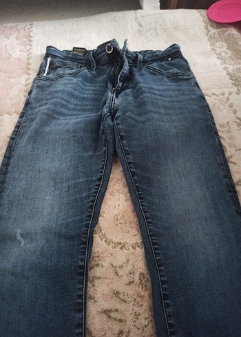 Erkek Mavi Denim jean - Görsel 2