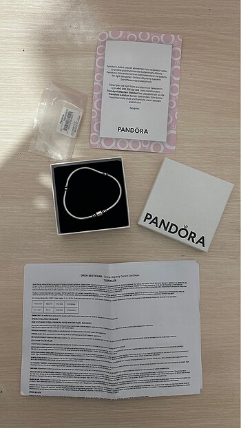 PANDORA GÜMÜŞ BİLEKLİK 20 CM