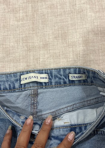 Mavi Midi Boy Regular Fit Kadın Denim Pantolon - Görsel 3