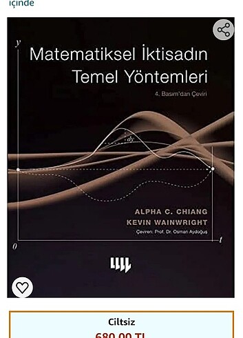 Matematiksel İktisadın Temel Yöntemleri