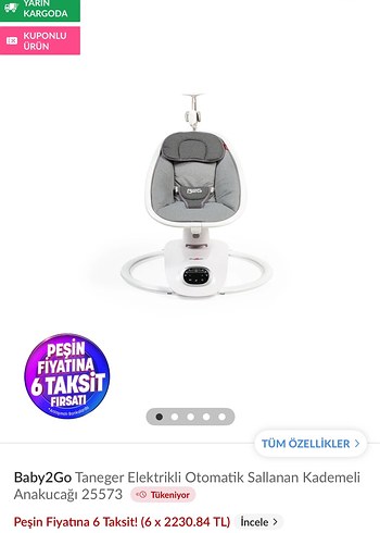 Gri Manuel Kumandalı Elektrikli Anakucağı - Görsel 2