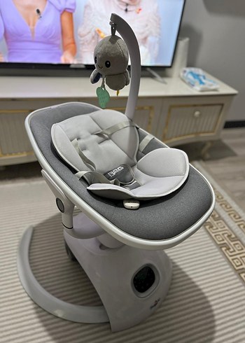 Gri Manuel Kumandalı Elektrikli Anakucağı - Görsel 3